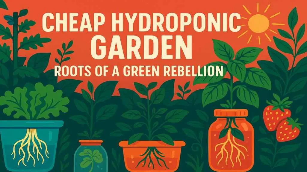Cheap Hydroponic Garden: Roots of a Green Rebellion