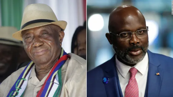 Liberia Presidential Election Heads for Run-Off