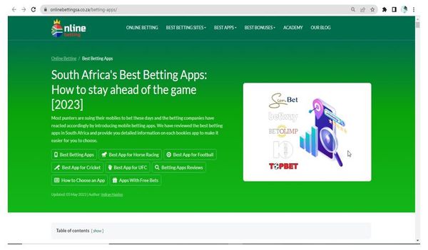 What Is the Most Reliable Betting App in South Africa?